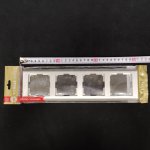 Рамка на 4 поста  (серебряный) Werkel WL12-Frame-04 (W0042106)