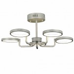 Люстра HIPER H820-2 LED 5*9Вт 3000K BRUSH WHITE Ring