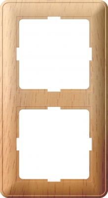 Рамка Wessen 59 двухместная бук (KD-2-88)