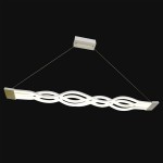 Люстра Геометрия 2-1624-WH+YN LED