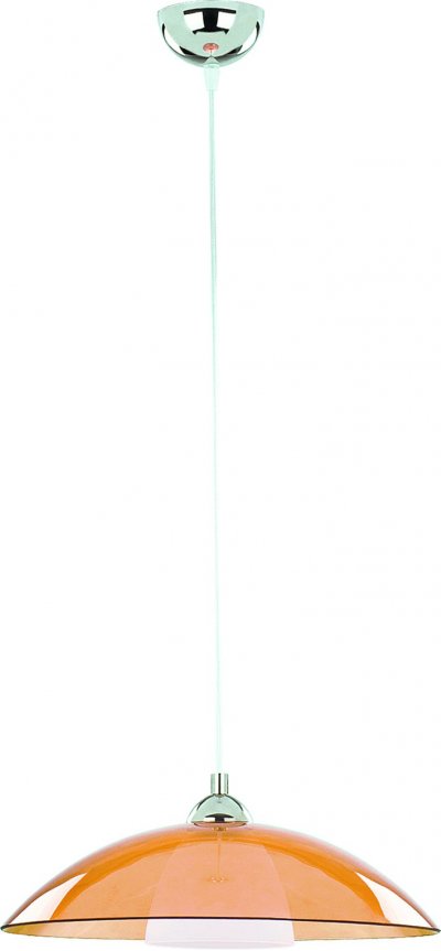 Подвесной оранжевый светильник Alfa UFO 10196