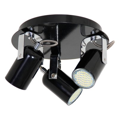 Светильник потолочный черный Luminex NICK 6142 Светильник потолочный черный Luminex NICK 6142