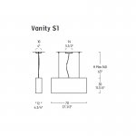 Подвесной светильник VANITY S1 Macha