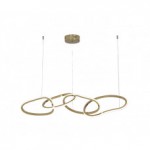 07609-4A,33 Подвес Сена золото w100*25 (размер колец w28*25) h120 Led 36W (3000K) Kink light