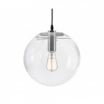 07563-30,21 Подвес Меркурий прозрачный ( с хромовыми креплениями) d30 h200 E27 1*40W Kink light
