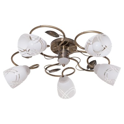 Люстра классическая Экономсвет 0010/5AB WT