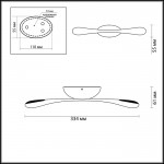 Настенный светильник Odeon light 3809/6WL BATO