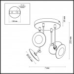 Светильник потолочный Odeon light 3811/28CL ULISS