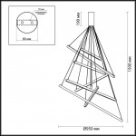 Подвесной светильник Odeon light 3860/96L COMETA