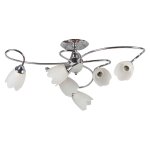 Люстра современная Экономсвет 004/3+3CR WT