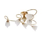 Потолочный светильник Экономсвет 004/3+3MIX(2CR+2FGD) WT