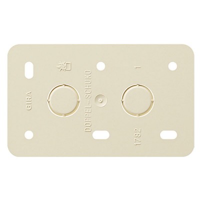 Gira Крем Монтажная панель двойная (для комбинаций) (G008013)