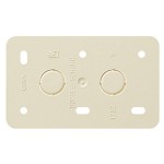 Gira Крем Монтажная панель двойная (для двойных розеток) (G008213)