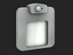 Zamel Светильник MOZA Алюминий/Тепл.бел. в монт.коробку, 230V AC с датчиком движения (01-222-12)