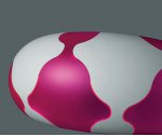 Подвесной светильник FLAN White/Fucsia