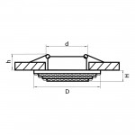 Светильник встраиваемый Lightstar 011988R Miriade