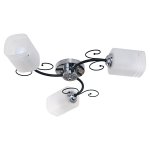 Светильник ЭкономСвет 013/3CR+BK WT