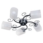 Светильник ЭкономСвет 013/5CR+BK WT