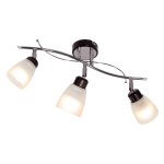 Потолочный светильник Экономсвет 01611/3CR+BK WT