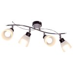 Потолочный светильник Экономсвет 01611/4CR+BK WT