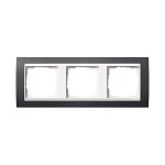 Gira EV Антрацит/белый Рамка 3-ая (G0213328)