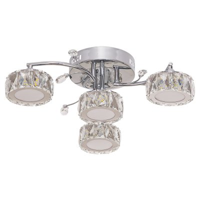 Люстра светодиодная Экономсвет 021H/3+1CR CL