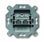 Механизм розетки компьютерной двойной RJ 45 кат. 6е, 500 МГц, [BJE0218] 0230-0-0376