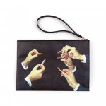 Клатч Lipsticks black