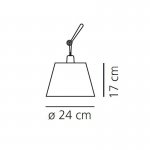 Рассеиватель для бра Artemide 0372050A Tolomeo