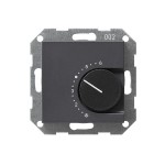 Gira S-55 Антрацит Терморегулятор с переключающим контактом 5А (G039628)