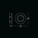 Настенный/Потолочный светильник CRAVE P-PL Red