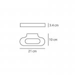 Настенный светильник бра Artemide 0613020A Talo