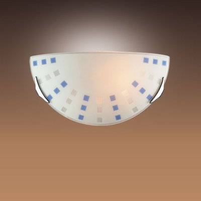 Светильник Сонекс 064 хром Quadro blue