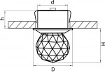 Светильник точечный встраиваемый диодный Lightstar 70102 Gemma
