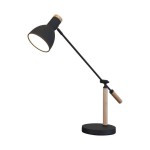 Настольная лампа ДЕЛИ черная d50 h45 E27 1*40W Kink light 07030-1,19