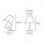 Настольная лампа Artemide 0710010A Melampo