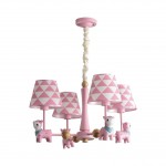 Люстра Бемби розовая E27 4*40W Kink light 074151-4