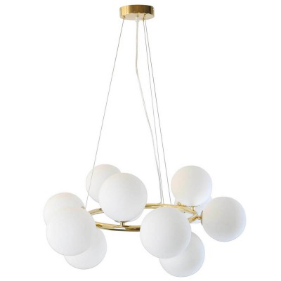 Люстра СИДА золото d73 h120 E14 12*40W Kink light 07508-12,33