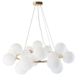 Люстра СИДА золото d86 h120 E14 20*40W Kink light 07508-20,33