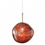 Подвес акриловый ПЕЙТО красный d40 h100 E27 1*40W Kink light 07510-3А,06