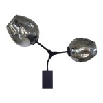 Светильник бра НИССА черная (серые плафоны) w54*30 h50 E27 2*40W Kink light 07512-2,19