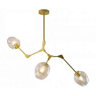 

Люстра НИССА золото (медовые плафоны) w108*80 h40/60 E27 3*40W Kink light 07512-3,33, 07512-3,33