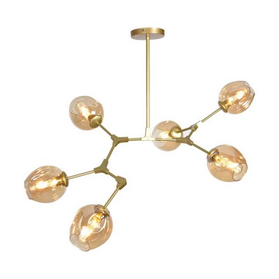 

Люстра НИССА золото w115*80 h45 E27 6*40W Kink light 07512-6,33, 07512-6,33