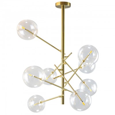 Люстра ДЖЕТА бронза d70 h90 G4 40w(Led лампы в комплекте) Kink light 07516-8,20