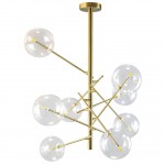 Люстра ДЖЕТА бронза d70 h90 G4 40w(Led лампы в комплекте) Kink light 07516-8,20