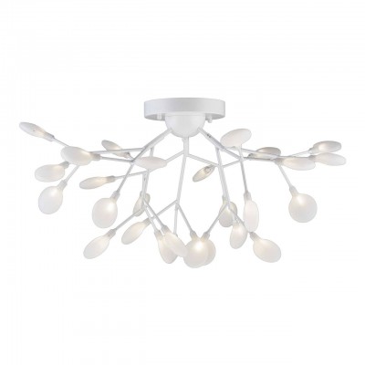 Светильник потолочный ВЕТТА белая d70 h55 G4 54W (Led лампы в комплекте, 4000K) Kink light 07521-27,01