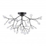 Светильник потолочный ВЕТТА черная d70 h55 G4 54W (Led лампы в комплекте, 4000K) Kink light 07521-27,19