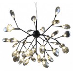 Люстра Ветта черная (серые плафоны) d72 h57 G4 72W (Led лампы в комплекте, 4000K) Kink light 07521-36,19