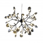 Люстра ВЕТТА черная (серые плафоны) d82 h62 G4 90W (Led лампы в комплекте, 4000K) Kink light 07521-45,19