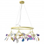 Люстра ЮМИС золото d88 h50 G4 60W (Led лампы в комплекте) Kink light 07523-20A